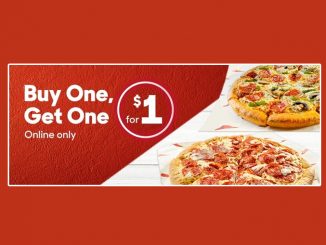 Pizza Hut Canada Offers Buy One Pizza Online, Get A Second Pizza For $1