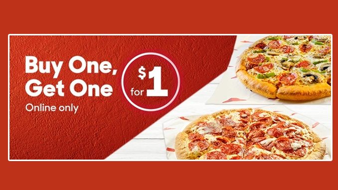 Pizza Hut Canada Offers Buy One Pizza Online, Get A Second Pizza For $1