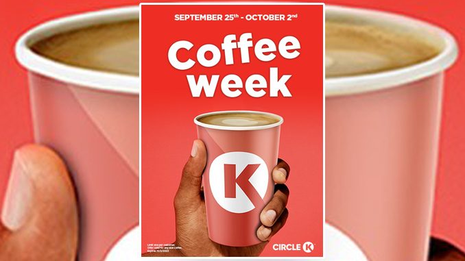 Circle K Pours Free Coffee From September 25 Through October 2, 2023