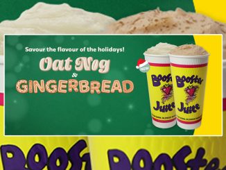 Booster Juice Introduces New Oat Nog Smoothie And More For 2023 Holiday Season