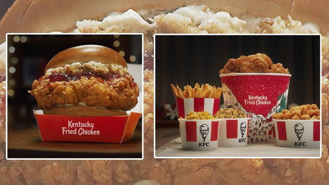 KFC Canada Launches New Festive Chicken Sandwich And New Festive Favourites Feast