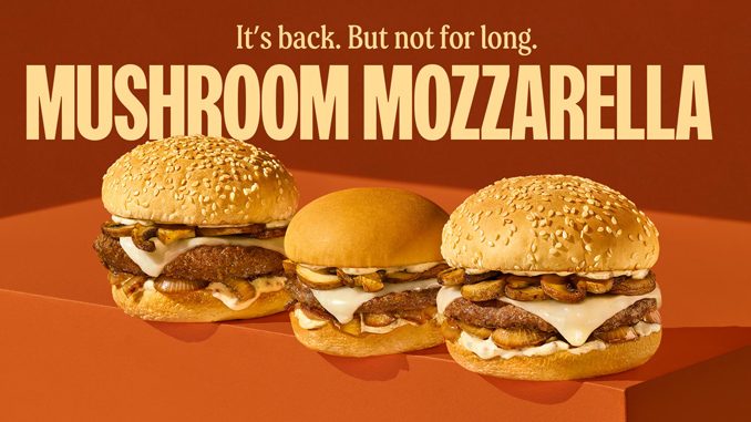 Mushroom Mozzarella Burgers Are Back A&W