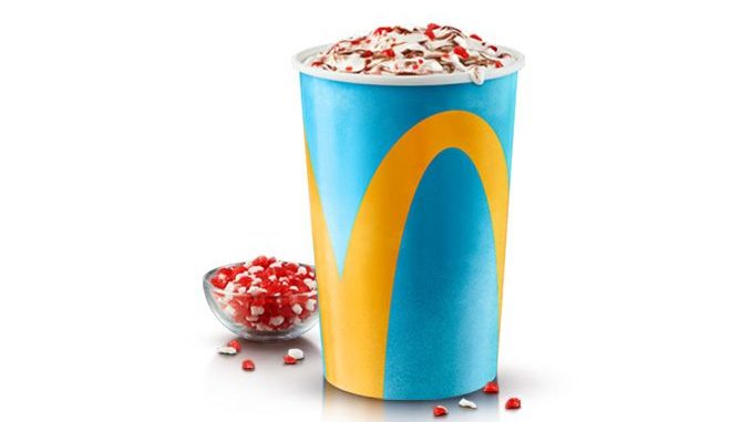 Candy Cane Fudge McFlurry Is Back At McDonald’s Canada