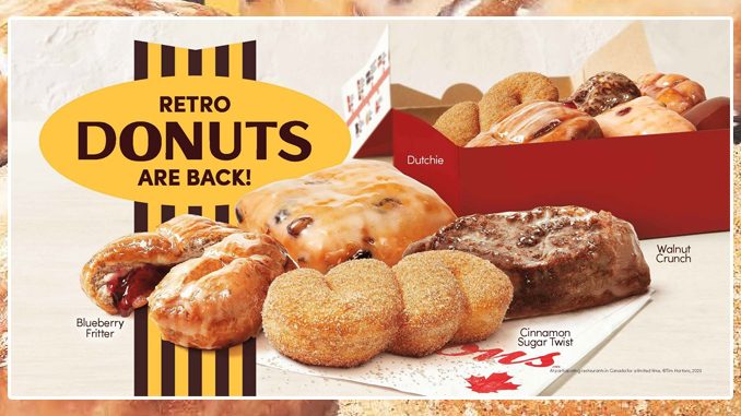 Retro Donuts Return To Tim Hortons Starting January 10, 2024